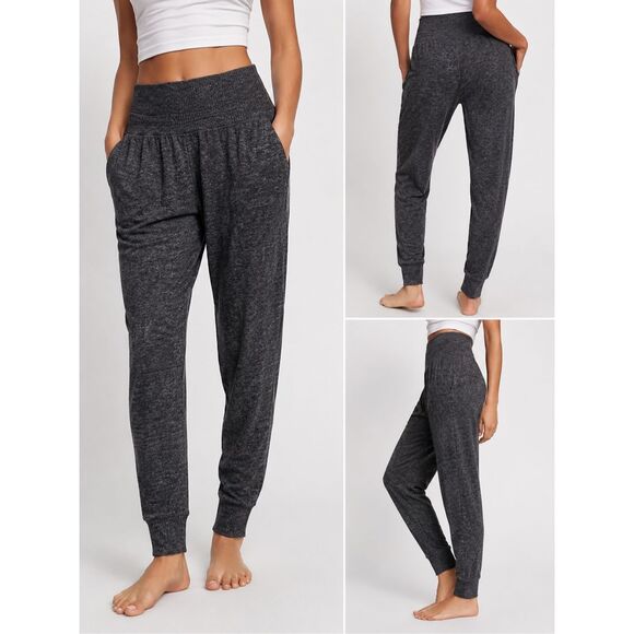 aerie Pants - Aerie XS Cozy Knit Jogger Pants Gray Lounge Athleisure Soft